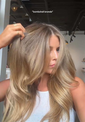 convinced this is your best work yet @ellie 🤤 | bronde hair