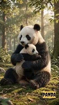 🐼 Baby Panda Lost in Forest 😢❤️ | Emotional Story #Shorts #panda