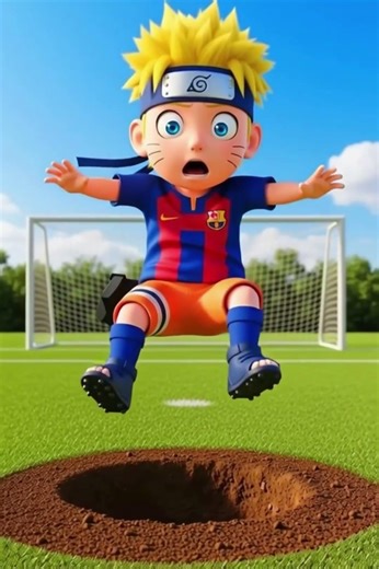 Naruto jogando futebol?!