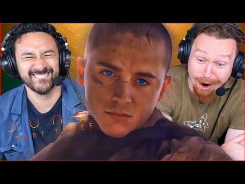 DUNE: PART THREE TRAILER REACTION!! Official Teaser | Timothée Chalamet | Robert Pattinson | Zendaya