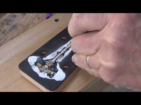 Installing Abalone Inlays in the Fretboard and Peghead