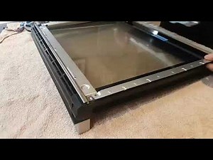 How To: change left and right profile/side rails on a Neff hide and slide oven door