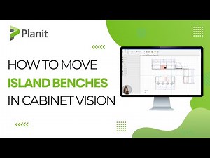 How to Move Island Benches Side to Side in Cabinet Vision