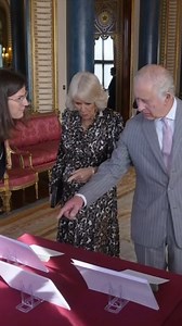 Are you a leopard print fan? 🐆 Queen Camilla looked stylish in a leopard print midi dress with long sleeves and a ruffled neckline at Buckingham Palace yesterday. If this isn't a sign that the animal print trend is here to stay, we don't know what is! Video: Getty #queenconsort #queencamilla #kingcharles #royalfashion | Good Housekeeping