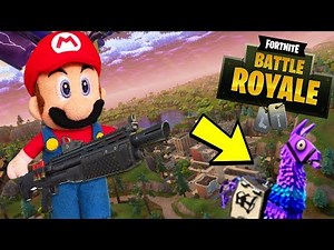 Mario Plays Fortnite! - Fortnite Battle Royale - [LOOT LLAMA!]