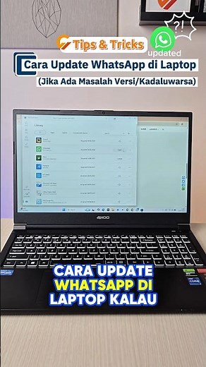 How to Check & Update WhatsApp on Laptop/PC 💻✨️ #WhatsAppUpdate #WhatsApp #LaptopTips #GadgetTips