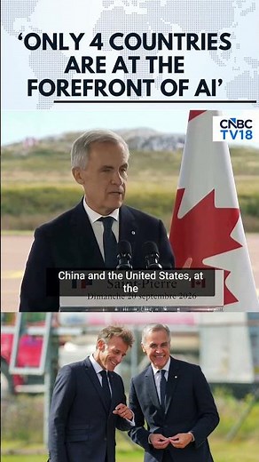 Mark Carney Calls For Canada-France Alliance On AI Safety And Guardrails | Macron | N18G