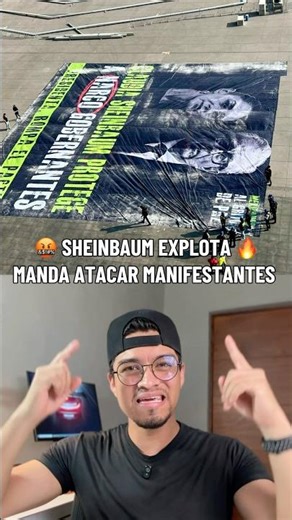 SHEINBAUM ORDERS THE SILENCE OF PROTESTERS WHO EXPOSE THE TRUTH #sheinbaum #news #mexicotoday
