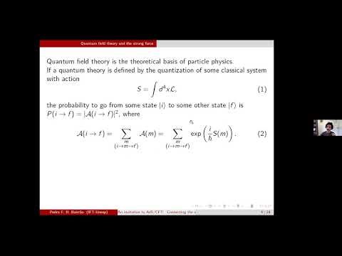 An invitation to AdS/CFT: Connecting the strong nuclear force and string theory -Pedro F. H. Bairrão