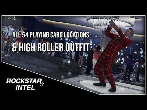 GTA Online - All 54 Playing Card Locations & High Roller Outfit!