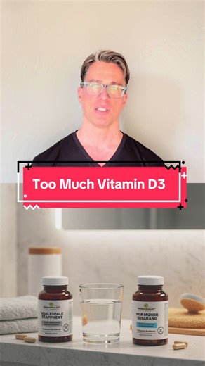 Too much vitamin D3 isn’t always better.☀️ We see a lot of people self-prescribing high doses—sometimes over 10,000 IU daily—without checking their levels. That can backfire. High doses of D3 without proper cofactors can lead to imbalances and even toxicity. Here’s what I look at in my practice: • Blood levels of 25-OH Vitamin D • Intake of magnesium and zinc (both needed to convert and absorb D3) • Combination with K2 for calcium balance Most people feel best with daily doses between 2000–5000 