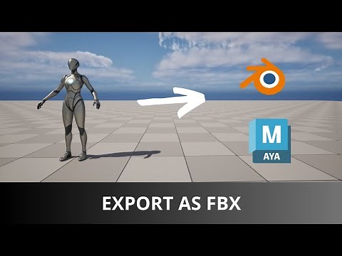 How to EXPORT UE5 MANNEQUIN as FBX - Step by Step Unreal Engine 5 TUTORIAL