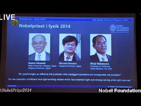Nobel Prize Rewards Crucial Blue LED Invention