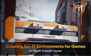 【Unreal Engine 5】为游戏创建科幻环境 – 深入教程课程