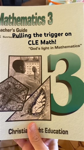 So excited to be going from RightStart mathematics the last few years to CLE for more independence!