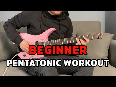 BEGINNERS! Try this workout to LEARN your PENTATONICS!