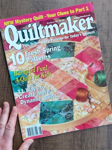 Quiltmaker Magazine, Issue 67, 1999, Vintage 90s Quilting & Patchwork Patterns - Etsy