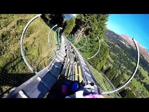 Longest Mountain Roller Coaster in Switzerland - GoPro HERO5