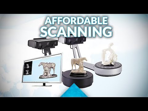 Live: Trying out the Einscan-SP and SE 3D scanners! (they use structured light)