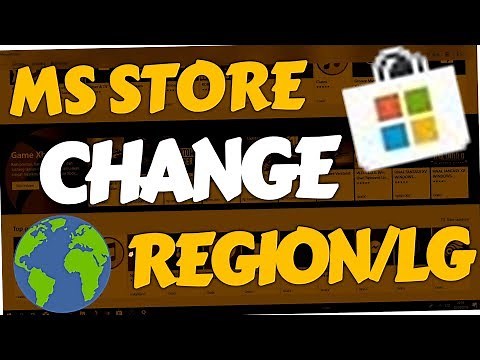 Microsoft Store - How to change Country Region or Language (MS | Windows 10)