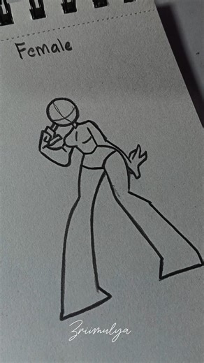 How to draw body pose tutorial #howtodraw #stickman #art #tutorial #shorts