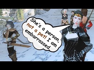 Adopting a Khajiit Woman as a Pet?…Serana Was Beyond Furious | Skyrim VR + AI