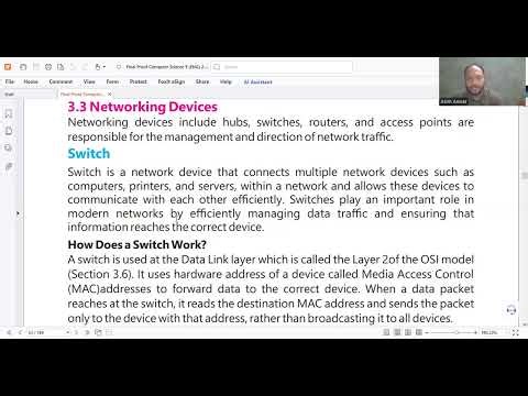 9th Computer New Book Unit#3 (Topic 3.3 1st Half) Lecture#3
