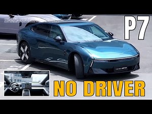 Watch The New XPeng P7 Drive Itself Off The Assembly Line