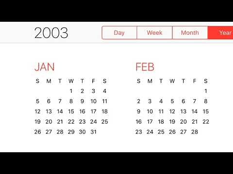 2003 Calendar