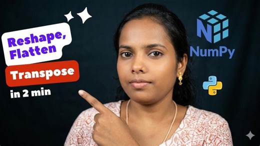 NumPy Array Transformations Tutorial | Keerthana Murugesan posted on the topic | LinkedIn