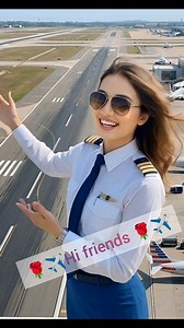 A cute Pilot at top of airport & enjoy the life 🌹❤️✈️ #reel #ontario #canada #viral #usa #pilot | Aditi Roy