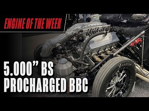 Bullet Racing Engines' 5.000" Bore Space Billet Big Block Chevy Engine