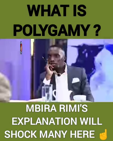 29 reactions · 4 comments | ❗Wealthy men have better genes ❗ They should impregnate many women for a better society ! ~ Mbira Rimi speaks! Argues that the society has wrongly interpreted the true meaning of polygamy . Says polygamy is not a situation where men have many wives. It is a situation where every woman has a husband and every child has a father who can take Care of them ! #god_life_and_science | Emmanuel Angachi | Facebook