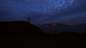 Golden Gate Bridge at Night | Free Stock Video Footage