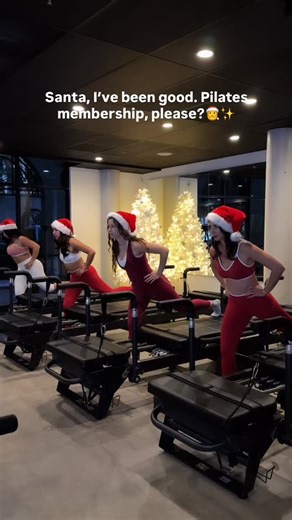 ALORA FITNESS Modern Pilates studio📍Mission valley|San Diego on Instagram: "Santa, I’ve been good. Pilates membership, please?🎅✨ #pilates #pilatesinstructor #pilatesreformer #pilatesstudio #pilatesclass #fitnesslover #workout #fitness #fitnesslover #modernpilates #reformerpilates #pilatesinstructor #pilatesteacher #alorafitnesspilates #motivation #pilatesreformer #fit #fitness #fitgirl #pilatesfit #pilateslife #pilatesgirl #pilatesprincess #pilatesinstructor #pilatesteacher"