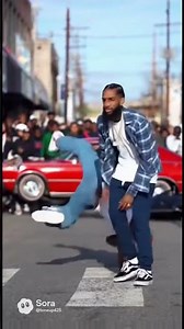 2pac and Nipsey Hustle break dance