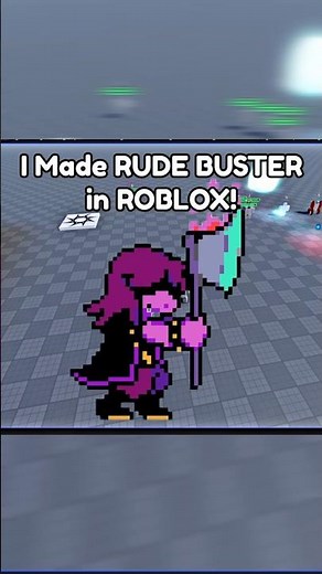 Rude Buster From DELTARUNE In ROBLOX! | #roblox #robloxshorts #robloxdev