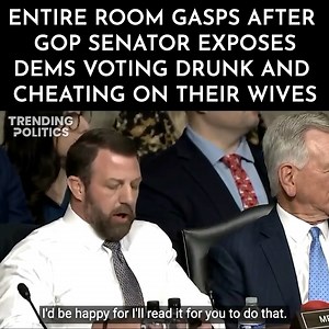 I loved how he called them out to their faces. Well done Senator! 👏 | Trending Politics