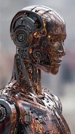 “AI Robot Becoming Human 🤯 | Unreal Transformation #shorts”