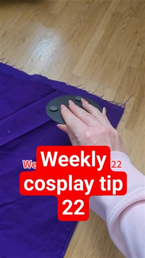 how to hold fabric in place | weekly cosplay tip 22 #cosplay #cosplayer