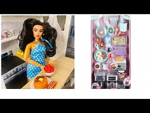 Barbie: My Life As Doll Accessories Kitchen Appliance play set Unboxing and review!