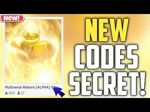 Multiverse Reborn New Codes!! | ROBLOX *SECRET* CODES [ALPHA]