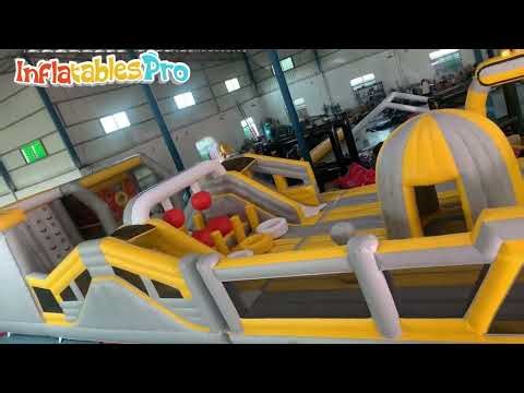 World's Largest Inflatable Park: Factory Production, Stability Testing & Setup 🏗️🛡️