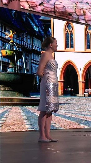Adobe Shows Off Animated Dress by Project Primrose at Adobe Max #shorts
