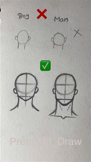 How to draw boy and man faces ✨#drawing #art #howtodraw #draw #simple #tutorial #face