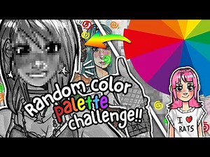 I Tried PAINTING With A RANDOM Color Palette 😥🖌️