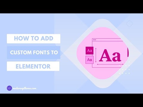 How To Add Custom Fonts In Elementor Free Version (Without Elementor Pro)