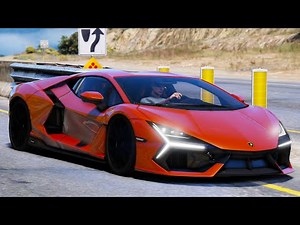 [GTA 5] HOT PURSUIT: I flee the police in a Lamborghini Revuelto💨🔥