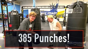 Scott Newman, founder of Rock Steady Boxing, took on the one-minute punching challenge for the Fight Back Fundraiser, delivering an impressive 385 punches. Now, he's inviting you to join him in the fight against Parkinson's Disease. Ready to make a difference? Visit https://rocksteadyboxing.org/fightbackfundraiser/ to get involved. | Rock Steady Boxing International HQ