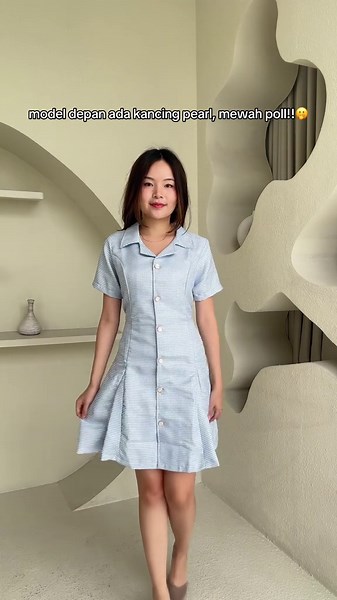 Stunning Blue Tweed Dress for Elegant Occasions